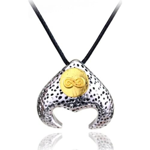 Hot Movie Fashionable 3.5*3.5cm Jackson and The Labyrinth of The War David Bowie Magic Pendant Necklaces Accessories