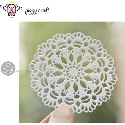 Piggy Craft metal cutting dies cut die mold Flower disc decoration Scrapbook paper craft knife mould blade punch stencils dies