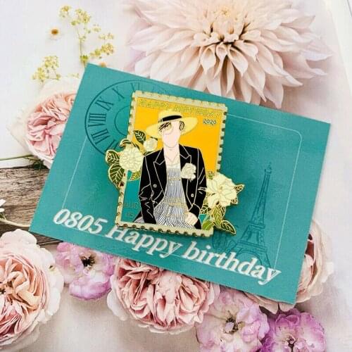 Wang Yibo Star Metal Badge Pin Limit Collection For Women Men Thoughtful Christmas Gift