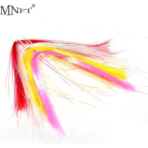 MNFT Flashabou Holographic Tinsel Trout Tube Fly Tying & Jig Hook Lure Making Materials