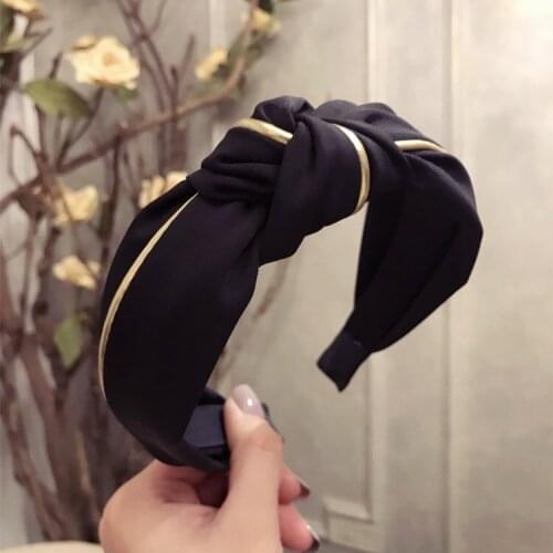 Fashion lady Luxurious hair hoop Hair Accessories Women Girls Handmade Hair Band Hair Ponytail Rope Hairbands headwear 2019 new