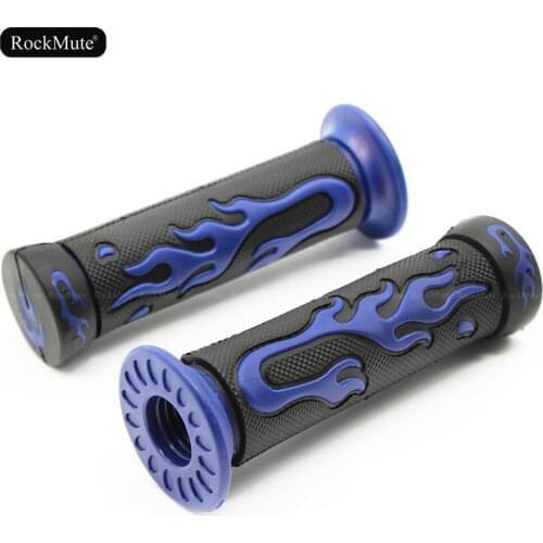 Motorcycle 7/8" 22mm Handlebar Hand Grips Rubber Cover For Suzuki GSX250 GW250 Inazuma SV650 SV1000 KANATA/GSX V-strom DRZ400 RV