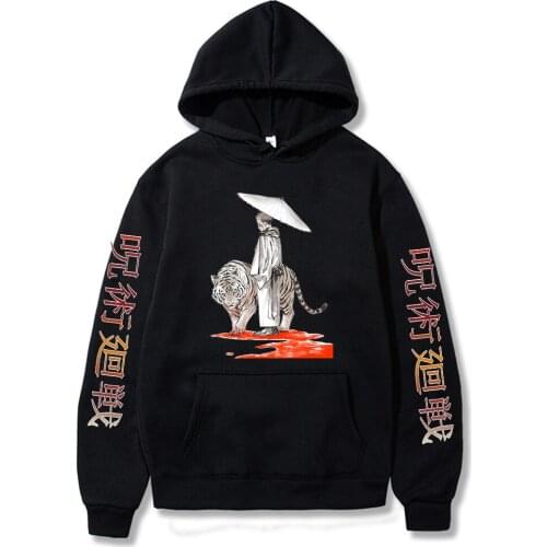 Jujutsu Kaisen New Autumn Men Clothing Sweatshirts Mens Print Casual Loose Sweatshirt New Fashion Hoodie