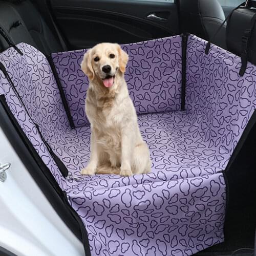 2021 New Pet Carriers Dog Car Seat Cover Carrying for Dogs Cats Mat Blanket Rear Back Hammock Protector transportin Waterproof