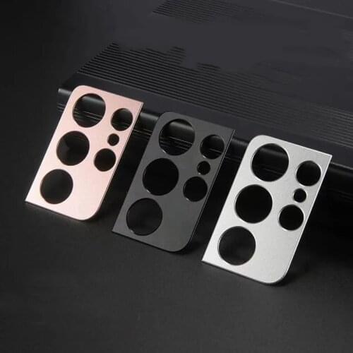 2021 New Metal Camera Cover Lens Frame for Samsung Galaxy S21 Ultra Plus Camera Protectors Lens Case for Samsung Galaxy S21 Plus