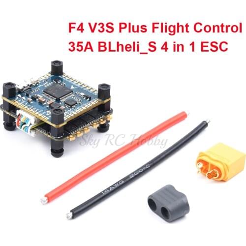 F4 V2 STM32 F405 Flight Controller + 30A 4 In 1 2-6S BLHeli_S ESC For RC FPV Racer Racing Drone RC Model