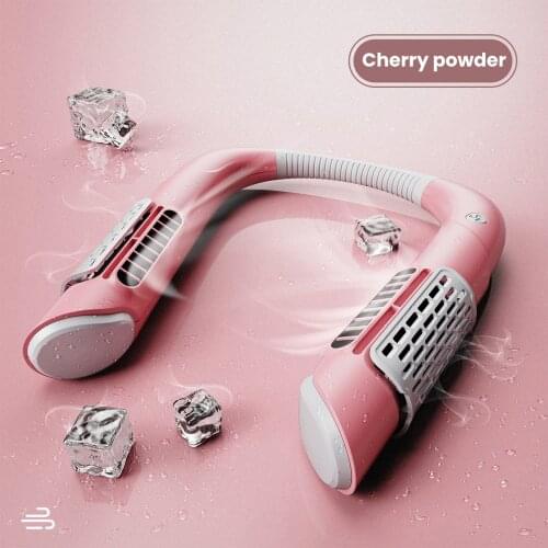 Portable Fan Mini Air Cooler Hanging Neck Fan USB Charging Electric Fan Air Conditioner for Home Air Conditioning Summer Cooler