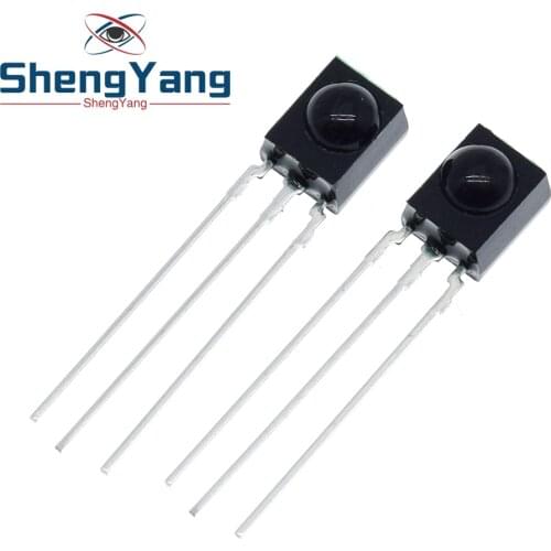 ShengYang High Quality 5Pcs/lot IR Receiver 38 kHz Remote Infrared Module TSOP4838 DIP-3