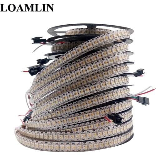 Led Strip SK6812(Similar WS2812B) RGBW 4 In 1 30/60/144 Leds/Pixels/m;Individual Addressable Led Strip IP30/IP65/IP67 DC5V