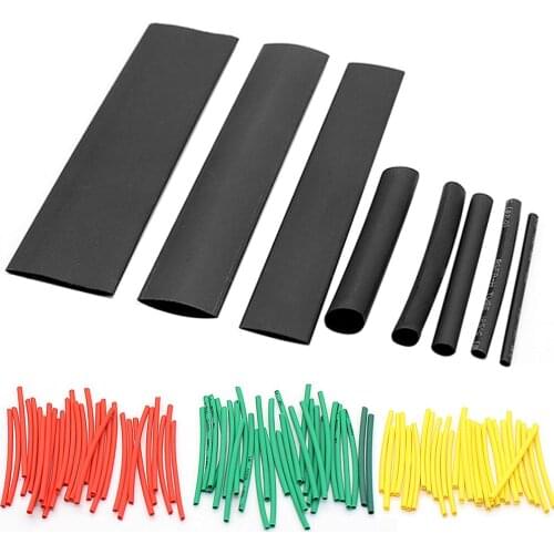 127/328/530x Car Assorted Electrical Cable Heat Shrink Tube Tubing Wrap Sleeve Heat Shrink Electrical Tubing Wrap