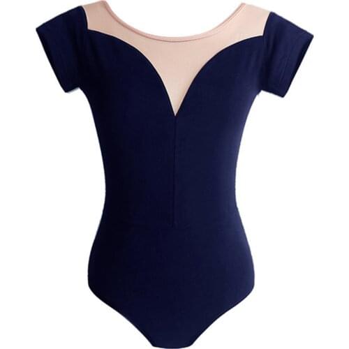 Aerialist Dance Practice Ballet Leotards For Women Short Sleeve Costume Adulto Dance Gymnastics Training Daily Wear 5PCS