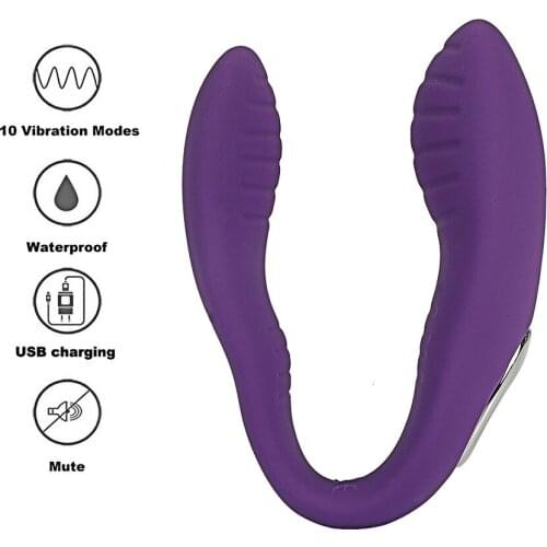 Vibrator Sex Toy For Women Erotic Adult Sex Toy Clitoris Stimulate U Type Vibrator Sex Toy For Couple Female Masturbate Sex Shop