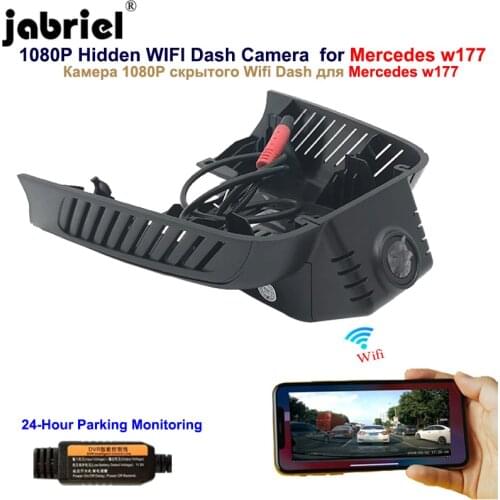 Jabriel for 2018 2019 2020 Mercedes benz gla a cla w176 w177 w117 w156 1080P Hidden Wifi Dash camera car dvr rear view camera