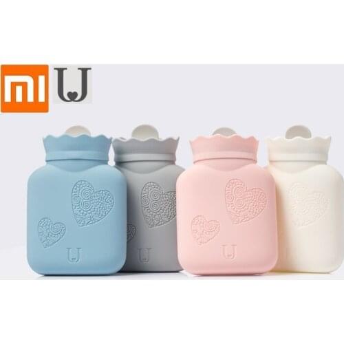 Youpin Water injection type explosion-proof hot water bottle Warm palace Hand warmer silicone bag Girl baby hot compress