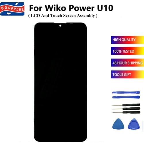 6.82" For Wiko Power U10 LCD Display + Touch Screen Digitizer Replacement For Wiko PowerU10 Cell Phone + Tools & Adhesive Tape