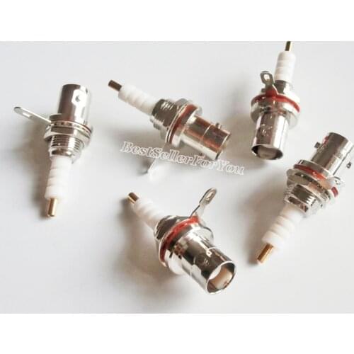 1Pcs BNC Female Nut Bulkhead Solder Panel Mount Audio Speaker RF Connector MHV 3000V