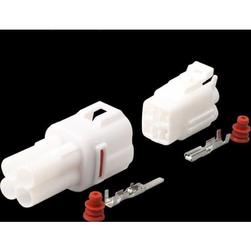 100 Sets Sumitomo 4 Pin MT090 Sealed Motorcycle DJ7043-2-11/21 Female Male Housing Automotive Wire Connector 6180-4771 6188-0004