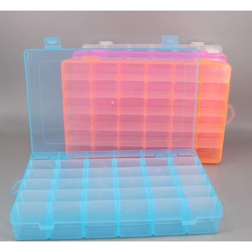 15/24 Grids Plastic Storage Box Jewelry Earring Bead Screw Holder Compartment Box Storing Case Display Organizer Container
