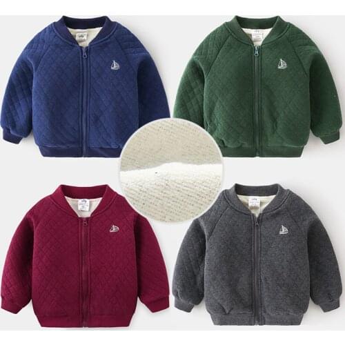 2020 boys autumn and winter outwear coat kids winter warm jacket childrens thicken clothes