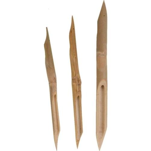 3 Pcs Double Head Hard Strong Bamboo Reed Shaping Pens Sculpting Art Tool Sculpture Clay Sculpted Clay Tools Candle Making Kit