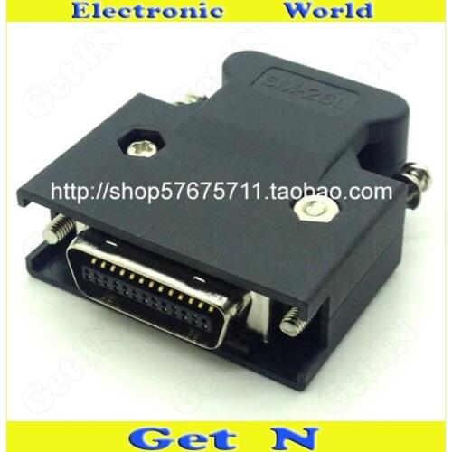 30pcs SCSI Connector CN26 Male Plastic Shell Screw Type 26P Male Plug Welding SCSI Adapter