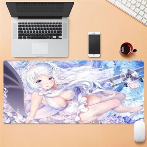 Anime Sexy girl most popular Animation Game mouse pad Unique creative Computer keyboard mouse pad Can be customized any picture2