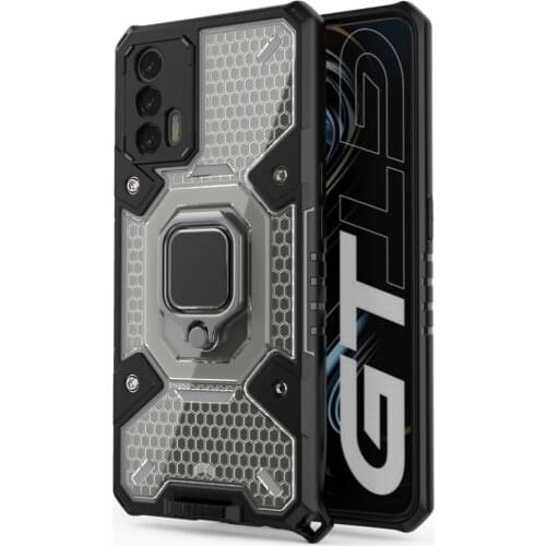 Armor Case for OPPO Realme GT Stand Holder Magnetic Ring Phone Cover for OPPO 6 Pro Plus Realme GT 5G 8 PRo Find X3 Case Coque