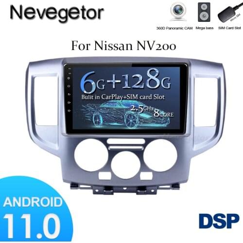2 Din Car Radio GPS Multimedia Player For NISSAN NV200 2009 2010 2011 2012 - 2016 Wifi Bluetooth Autoradio Steering Wheel Contro