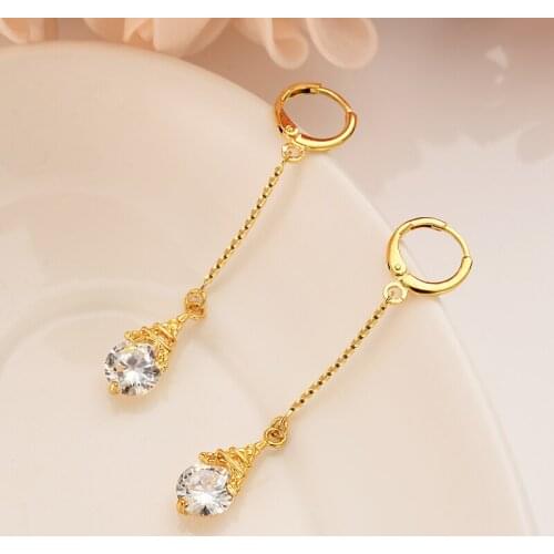 Bangrui cz crystal Eiffel Tower Earring For Girls/Ladies Birthday party Gift Trendy Engagement /Wedding Bands Promise Earring