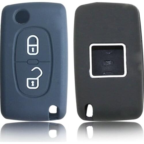 Key Cover For Citroen Berlingo C3 C4 C5 C2 C4L Xsara Picasso Key Cover For Peugeot 207 208 308 RCZ 408 407 307 206 Car Flip Key