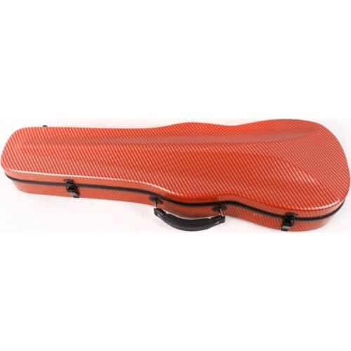One password black white color new Carbon fiber violin case 4/4 size new