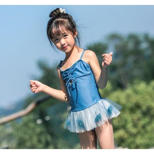 Childrens Swimwear For Girls 2019 Child Girl Kids Baby Bikini Children Connected Swimming Skirt Lovely Princess Oniflor