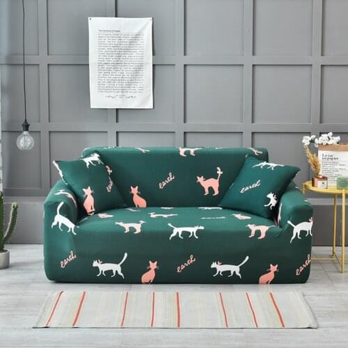Elastic Stretch Sofa Cover Slipcovers All-inclusive Couch Case for Different Shape Sofa Loveseat Chair L-Style need 2 Sofa Case