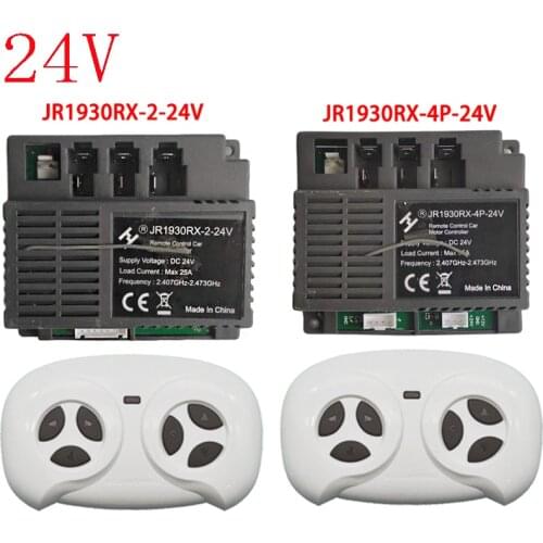 JR1930RX-2-24V JR1930RX-4P-24V Childrens electric toy car bluetooth remote control, controller with smooth start function