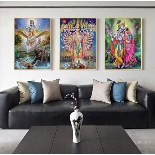Yumeart Indian Religious Buddha Wall Art Piraeus Inspired Eagles Oil Painting World Wall Art Canvas Art Prints Posting