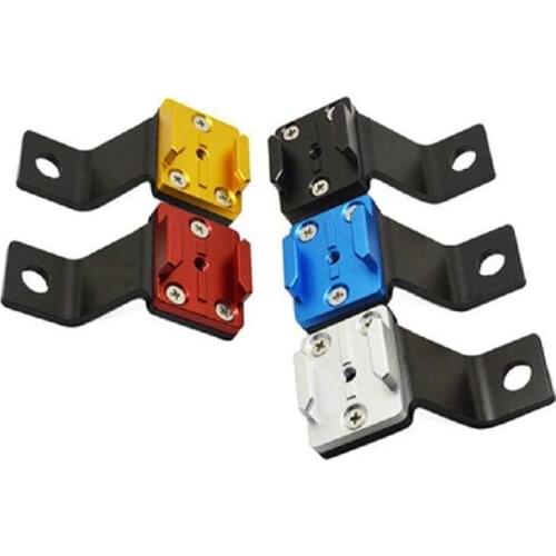 Motorcycle Rearview Mirror Bracket for GOPRO Hero Hole Connection Bracket for Motorcycle Black