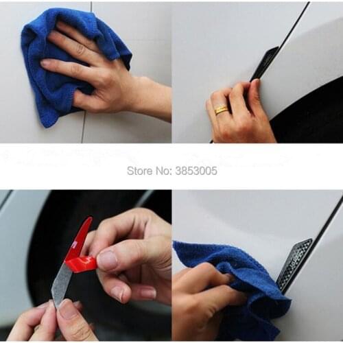 Car Sticker Door Protector Door Side Edge Protection Guards Stickers For opel corsa d seat leon 5f volkswagen golf 7 ford mondeo