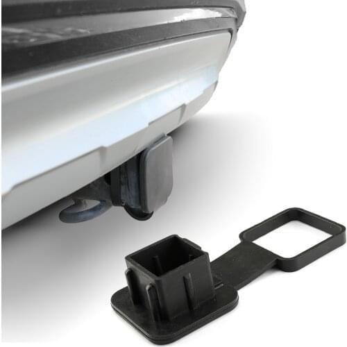 2 Inch Trailer Hitch Cover Tube Cover Plug Cap Rubber Fits 2 Inch Receivers Class 3 4 5 for Toyota Ford Jeep Chevrolet Nissan