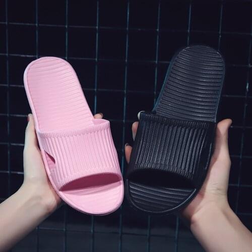 ZEEKSON Couple Home Indoor Sandals Home Fashion Soft Bottom Wear-resistant Solid Color Comfortable Hotel Bathroom Slippers