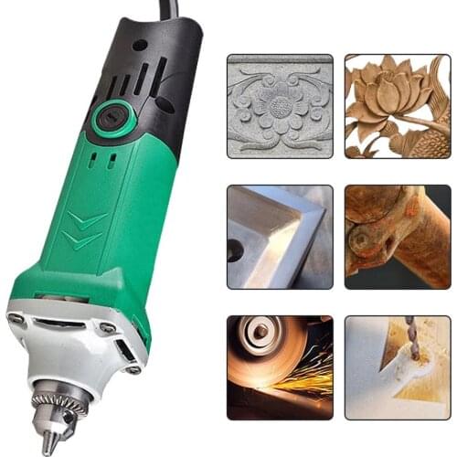 Stainless Steel Drill Chuck Stone Engraver Mini Engraver Rotary Drill Carving Power Tool 780W Electric Stone Grinder Polisher