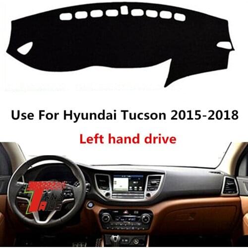 TAIJS Factory Anti dust High Quality Polyester Fibre Car Dashboard Cover For Hyundai Tucson 2015-2018 Left hand drive