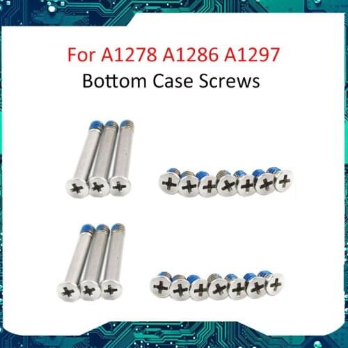 1Set Bottom Case Screws for Macbook Pro Unibody A1278 A1286 A1297 13" 15" 17" bottom case screws