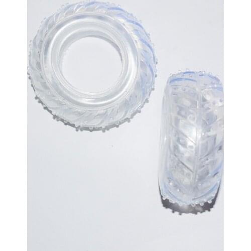1pcs 63mm tires transparent skin /model 1:10/tamiya/technology model parts/DIY toy accessories/yuanmbm