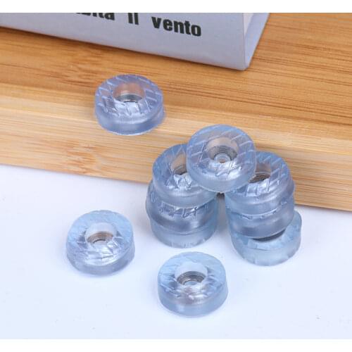 10pcs Soft Non-slip Transparent Pads Chair Table Feet Leg Bottom Pads Furniture Sofa Stool Foot Covers Floor Protectors