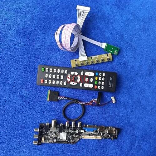 1366*768 HDMI-compatible DVB VGA USB AV Digital For LTN156AT27/LTN156AT29/LTN156AT30 LVDS 40-Pin LED/LCD Display drive card Kit