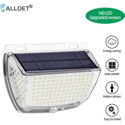 1500Lumens Solar LED Light Outdoor Wall Light Waterproof Motion Sensor Courtyard Garden Decoration Street Light Wall Lamp