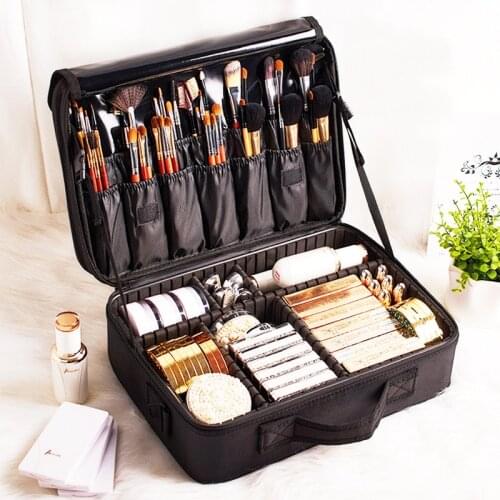 5 Size Portable Cosmetic Case Embroidery Manicure Toolbox Womens Cosmetic Bag Storage Bags Home Organization