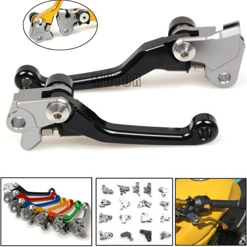 For Suzuki RM85 2005-2015 RM125 RM250 2004-2008 CNC Motorcycle Dirt Bike Pivot Brake And Clutch Levers For RM 85 RM 125 RM 250