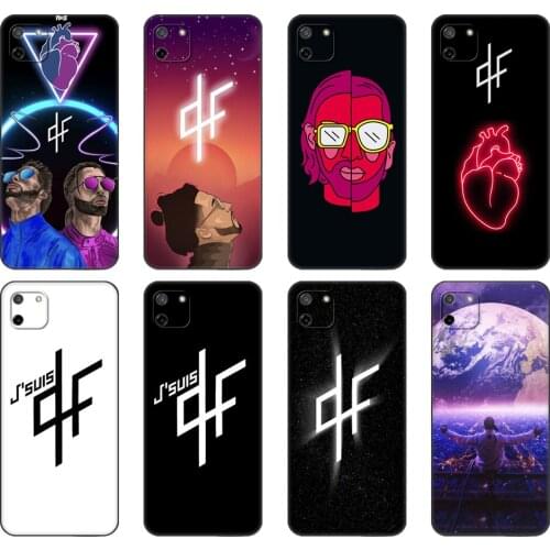 Black tpu Case For OPPO Realme C11 C20 C21 Case Back Cover Bumper Jsuis