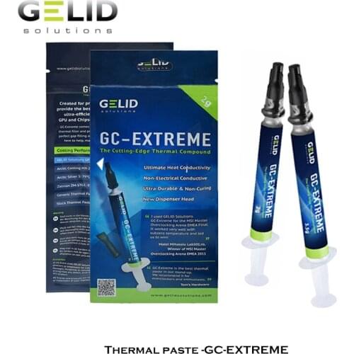 GELID GC-Extreme Thermal Compound Ultimate Silicone Grease 8.5W/m-k For CPU Processor / GPU Core Complex Cutting-Edge 2g/3.5g